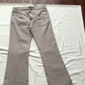 George brand flare beige jeans